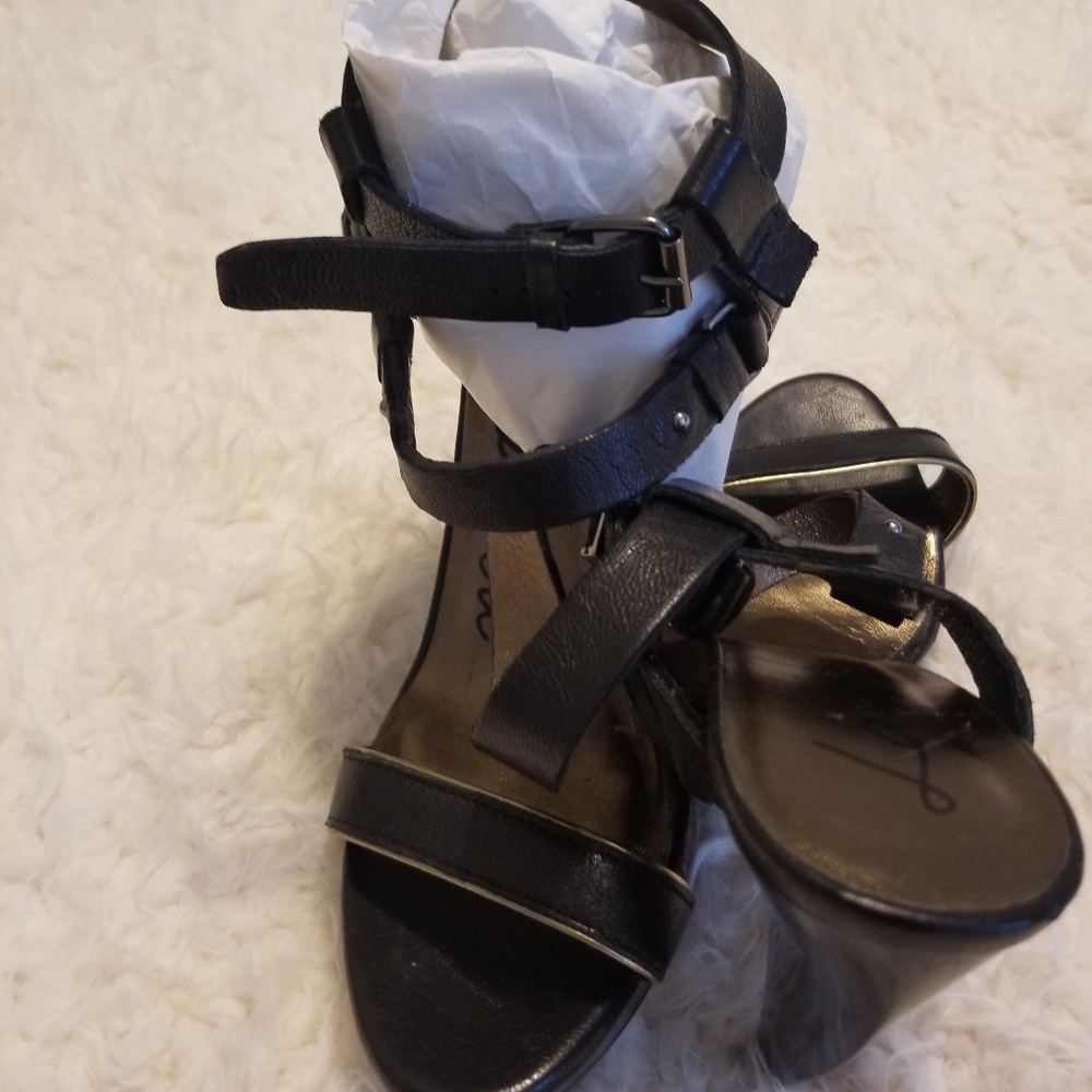 Lavin Heel Sandals, Black Size IT 39